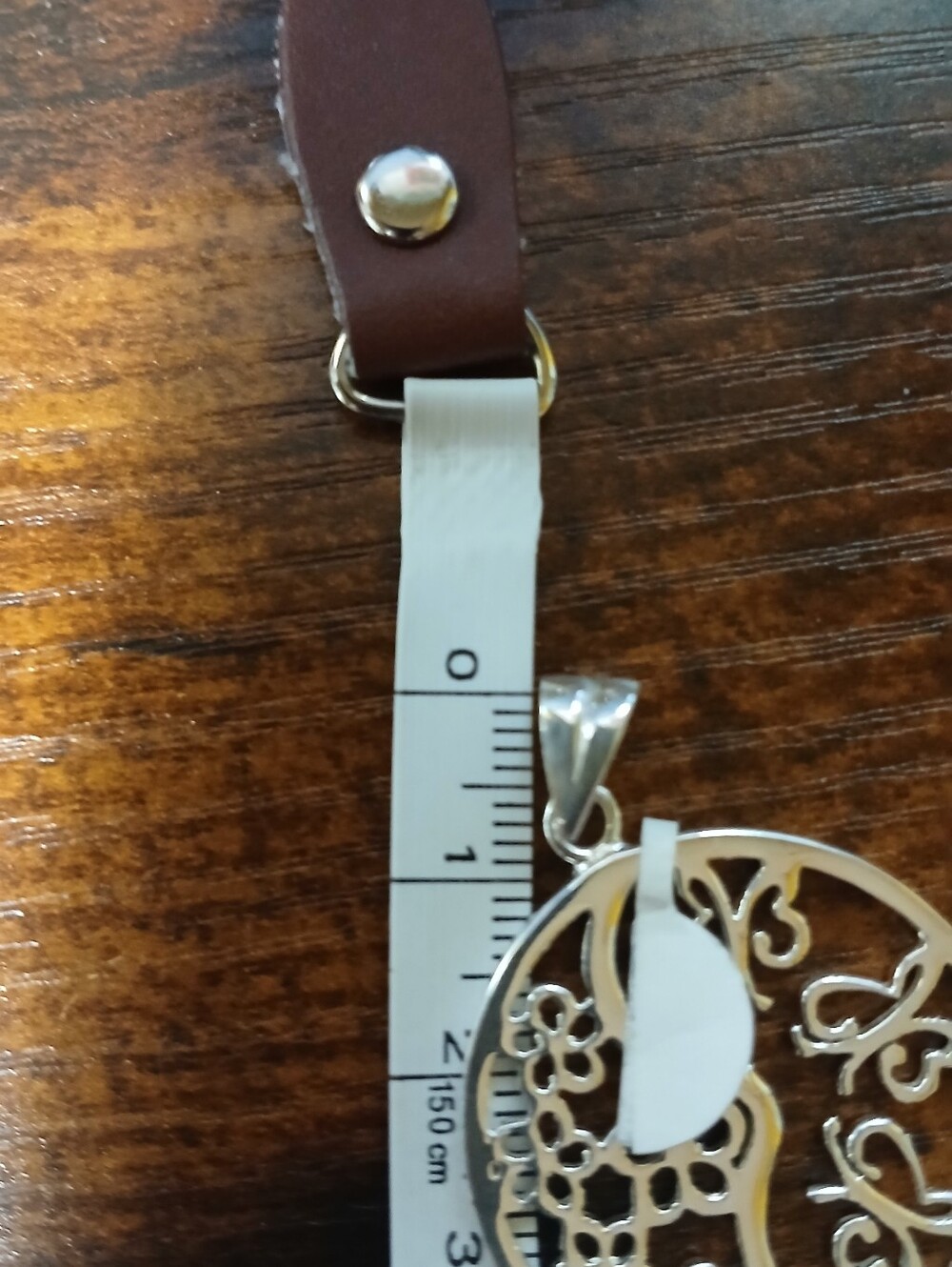❤️ 1 1/8" 925 SS 🦋 Butterfly/Flowers🌼 Pendant - Picture 12 of 12